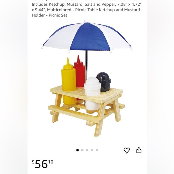 Picnic Bench Condiment Kit - Picture 2 of 4